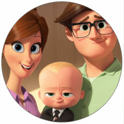 Essbares Papier Mimi Chef mit Eltern 19,5 cm