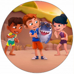 Essbares Papier Haifischhund 19,5 cm