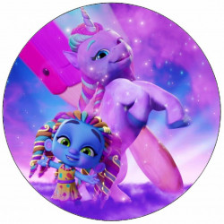 Essbares Papier Supermonster und Einhorn 19,5 cm