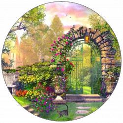 Essbares Gartentor aus Papier 19,5 cm