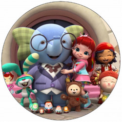 Essbares Papier Rainbow Ruby und Freunde 19,5 cm