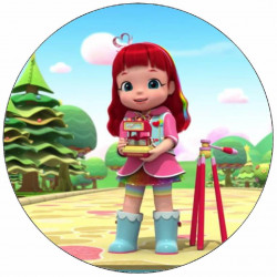 Essbares Papier Rainbow Ruby als Kochbuch 19,5 cm