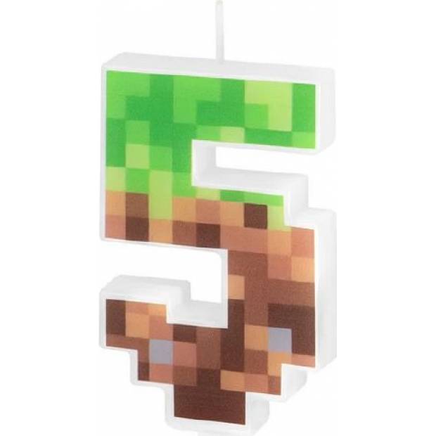 Minecraft Kerze 7cm Nummer 5