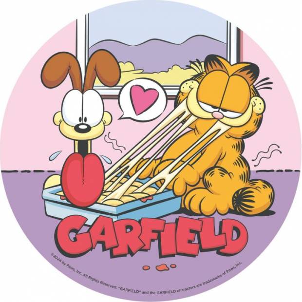 Essbares Papier-Garfield 20cm