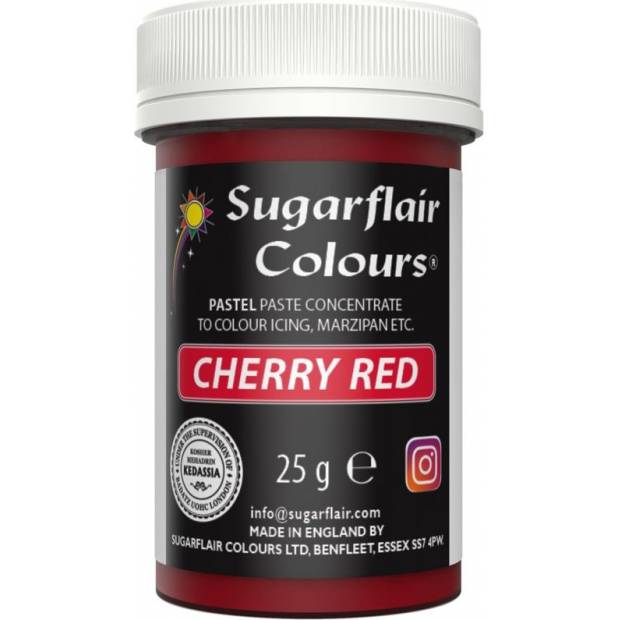 Gelierfarbe Cherry Red, Pastell, 25 g