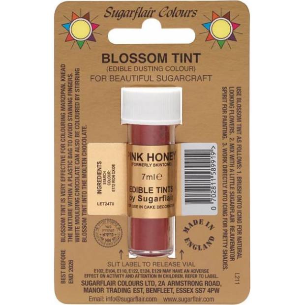 essbare Staubfarbe pink honey 7ml