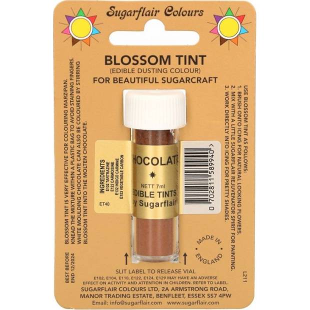 Essbare Schokoladenpulverfarbe 7ml