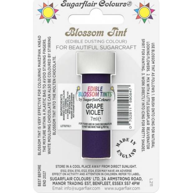 essbare Staubfarbe grape violet 7ml