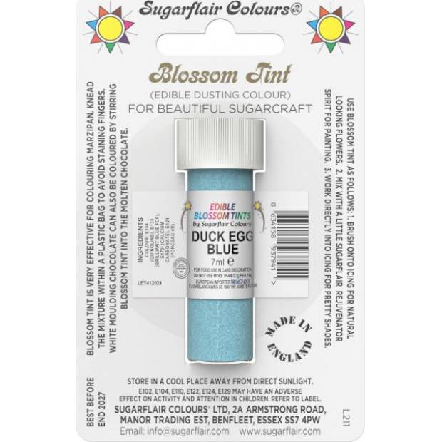 Essbare Staubfarbe duckeggblau 7 ml