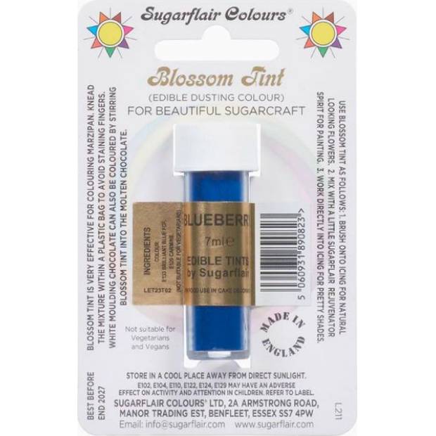 essbare Staubfarbe Heidelbeere 7 ml