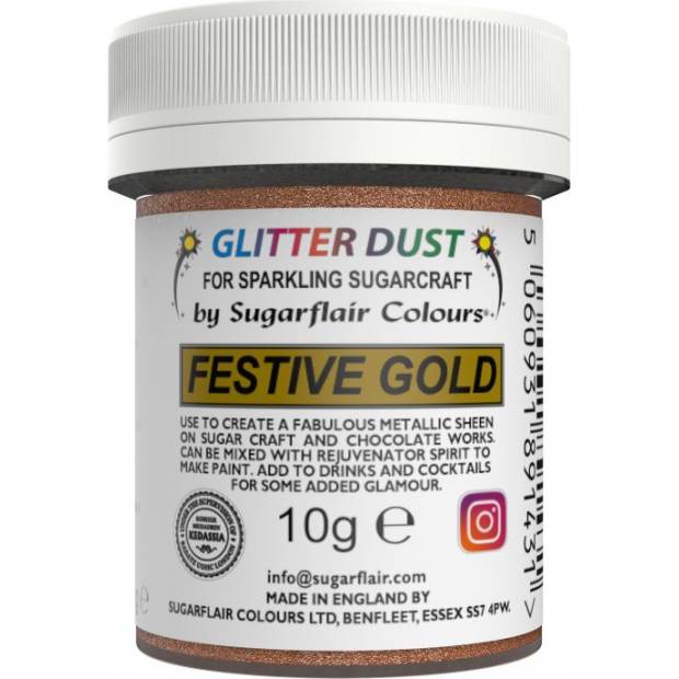 Glitter festlich gold 10g