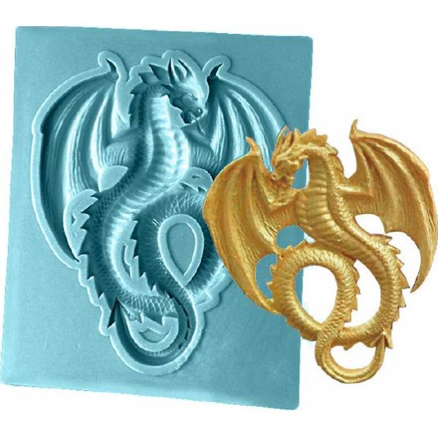 Silikonform - Drache 8x6cm