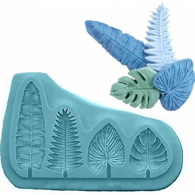 Silikonform - Blätter