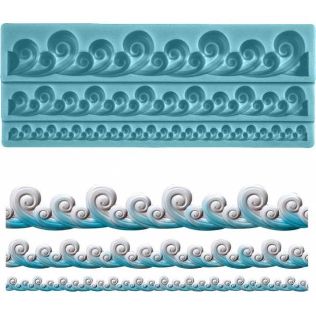 Silikonform für Wollkanten