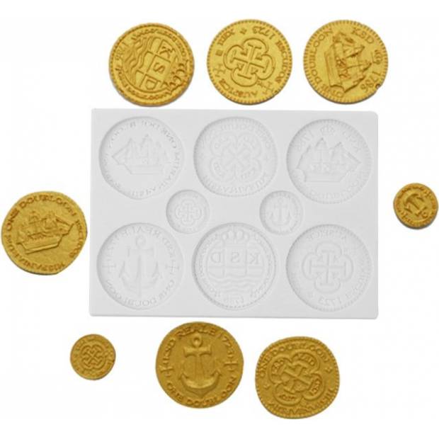 Silikonform alte Gelddukaten