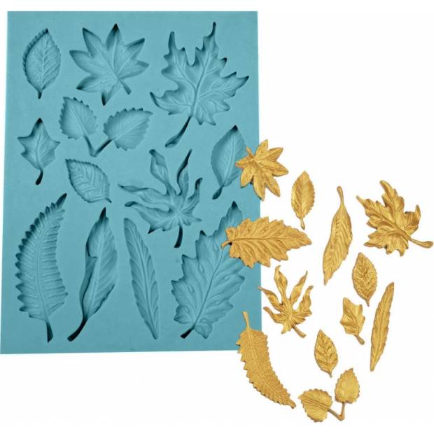 Silikonform Blätter