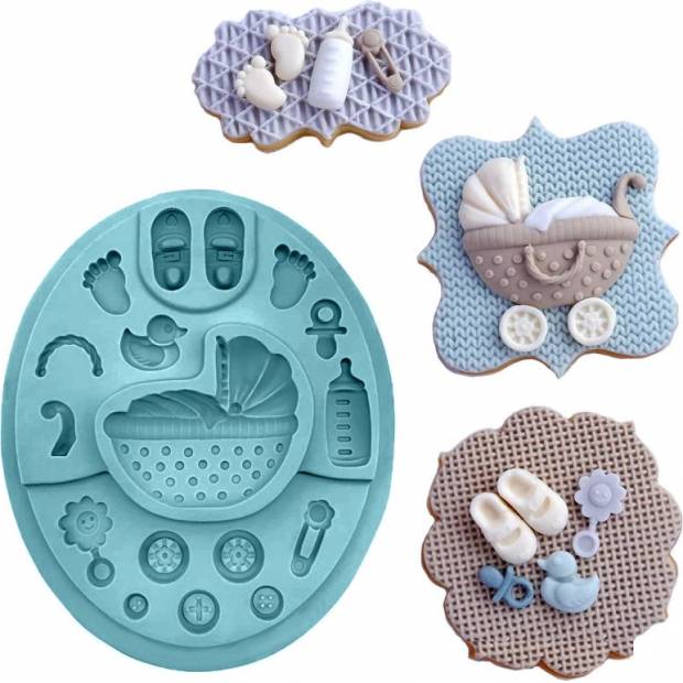 Kinderwagenform aus Silikon