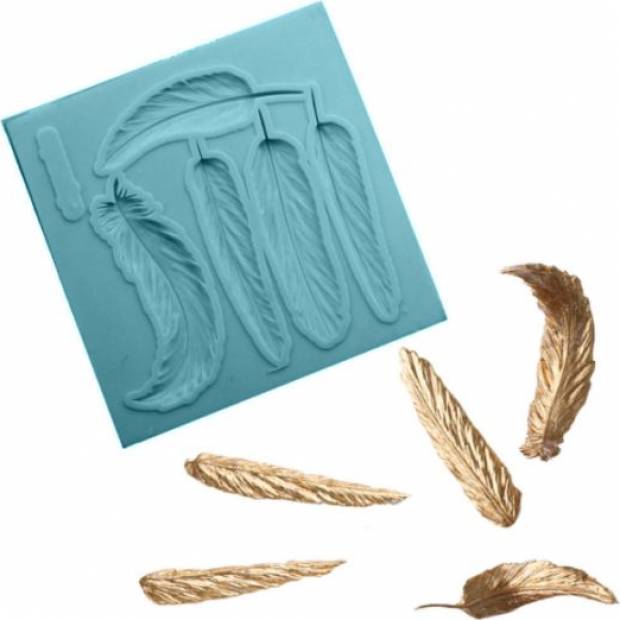 Silikonform für Federn