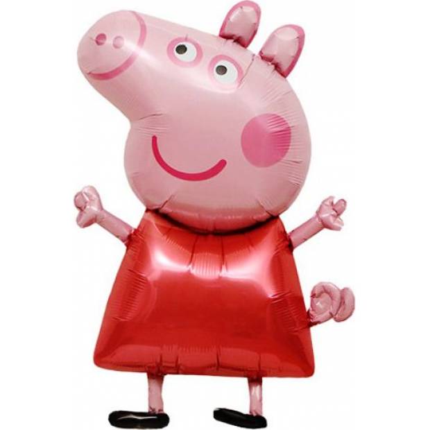 Luftballon aus Folie Schweinchen Pepa 72,5 cm