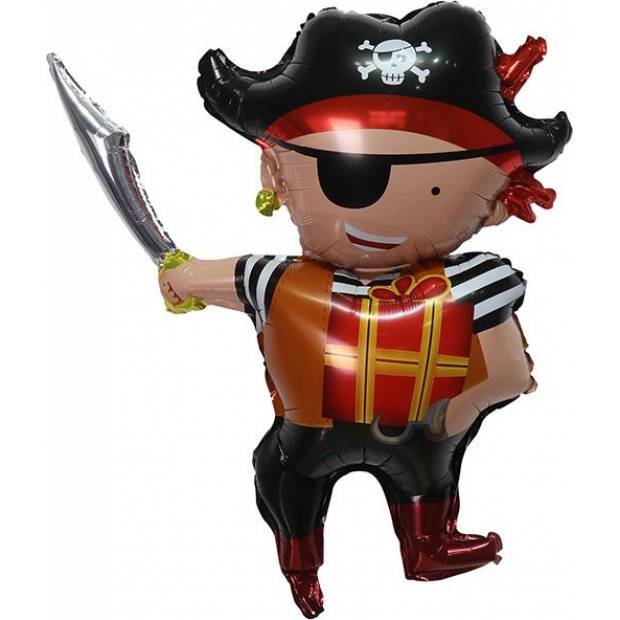 Folienballon Pirat 90x60 cm