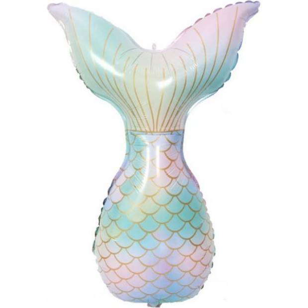 Folienballon Schwanz Meerjungfrauen-Mock 82cm