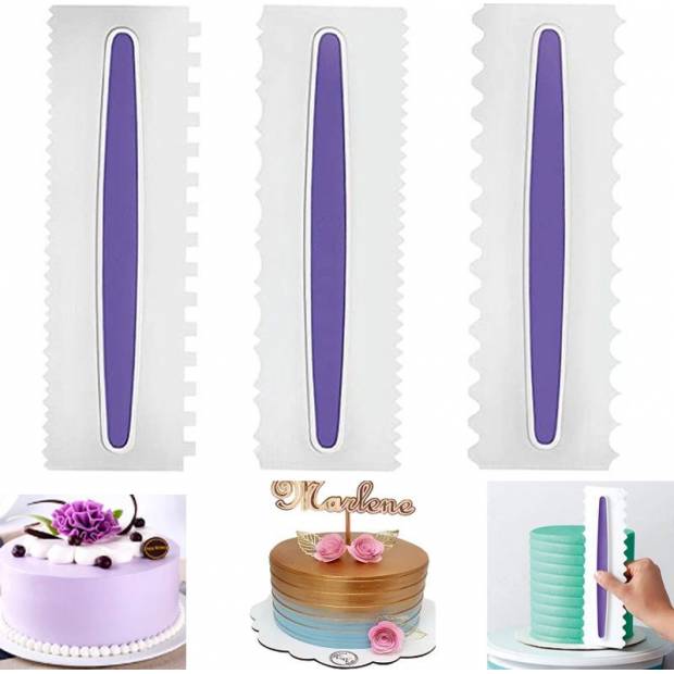 Tortenrandspachtel 3tlg.