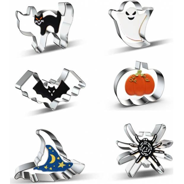 Satz Halloween-Stanzen - 6 Stück
