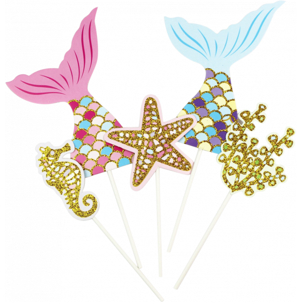 Meerjungfrau Tortenaufsatz