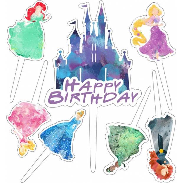 Disney Prinzessin Kuchen Topper