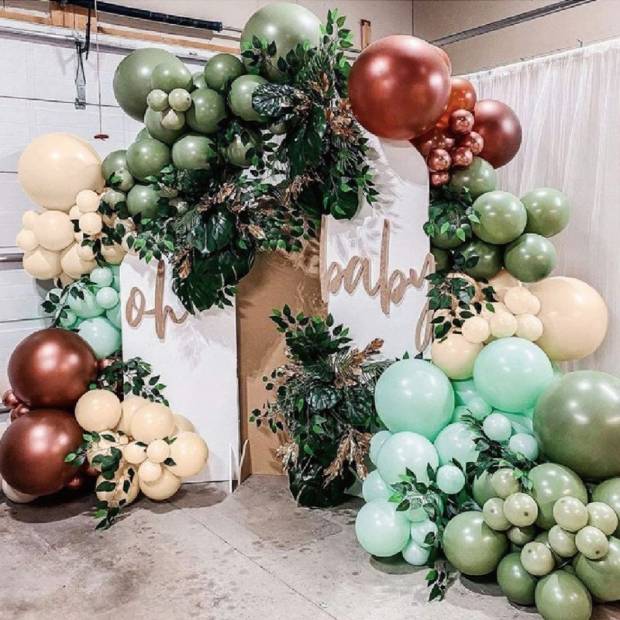 Grüne Ballonggirlande 202 Stücke