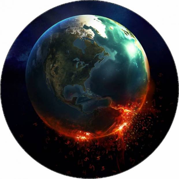 Essbares Papier Planet Erde 19,5 cm