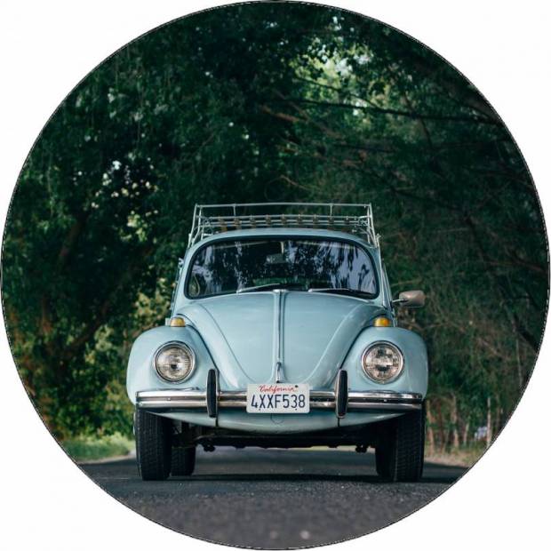 Essbares Papier VW Beatle 19,5 cm