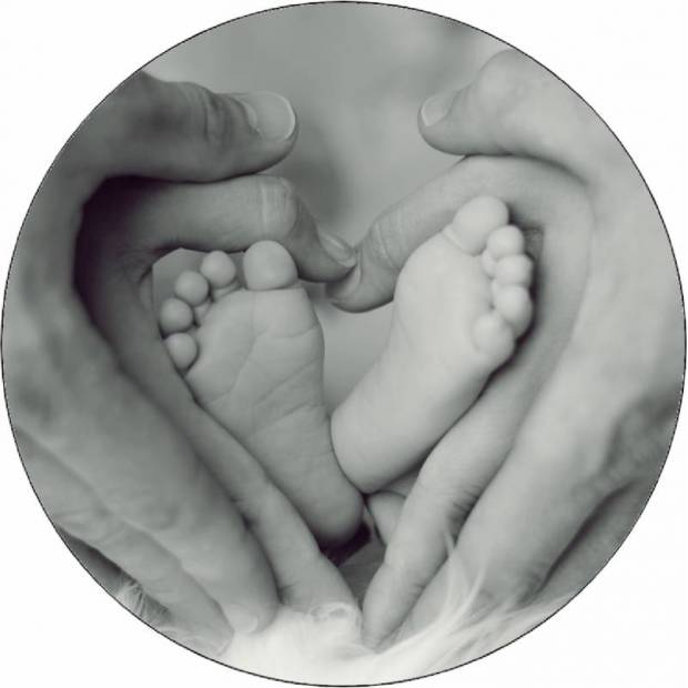 Essbare Papierfamilie 19,5 cm