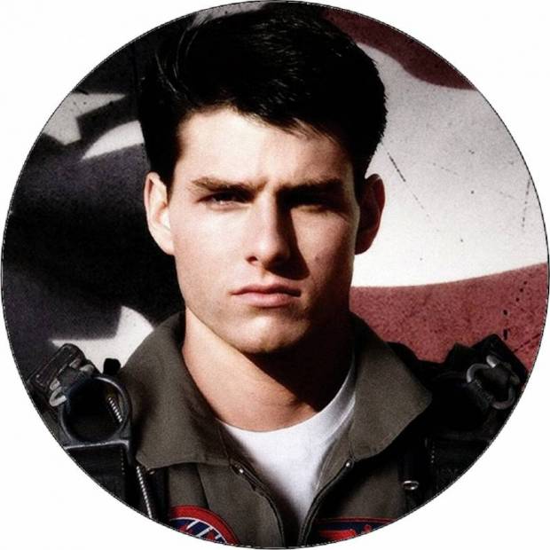 Essbares Papier Top Gun 2 Tom Cruise 19,5 cm