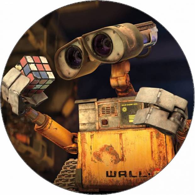 Wand-I und Rubiks Würfel 19,5 cm