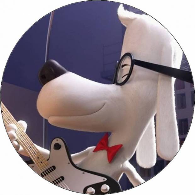 Essbares Papier Peabody mit Gitarre 19,5 cm