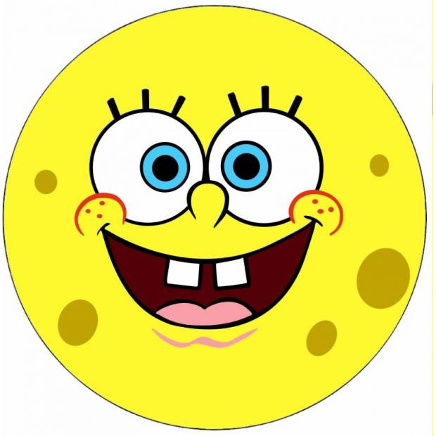 Essbares Papier Sponge Bob und Freunde 19,5 cm