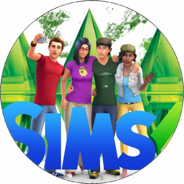 Essbares Papier Die Sims 4 Spielfiguren 19,5 cm