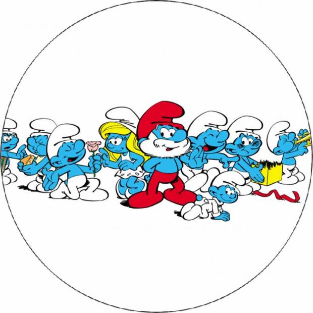 Essbare Papierschlümpfe 19,5 cm