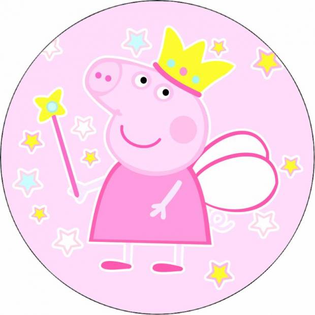 Essbares Papierschweinchen Pepa Fee 19,5 cm