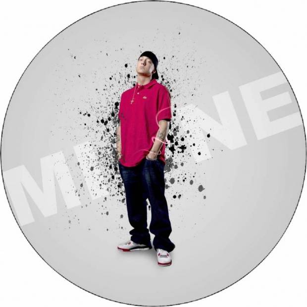 Essbares Papier Eminem im rosa Hemd 19,5 cm