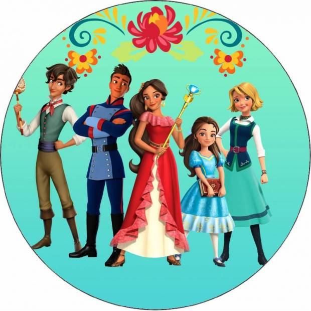 Essbares Papier Elena von Avalor und Freunde 19,5 cm