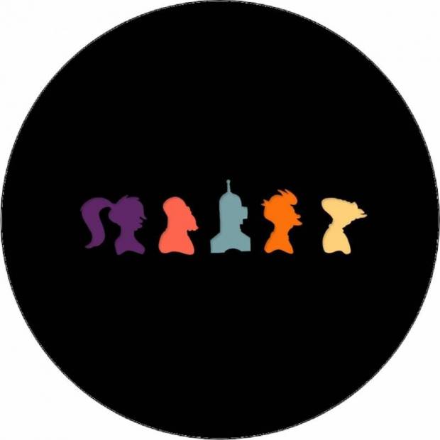 Futurama essbares Papier Charakter Symbole 19,5 cm