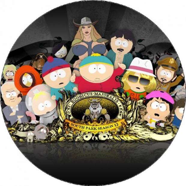 Essbares Papier South Park Town 19,5 cm