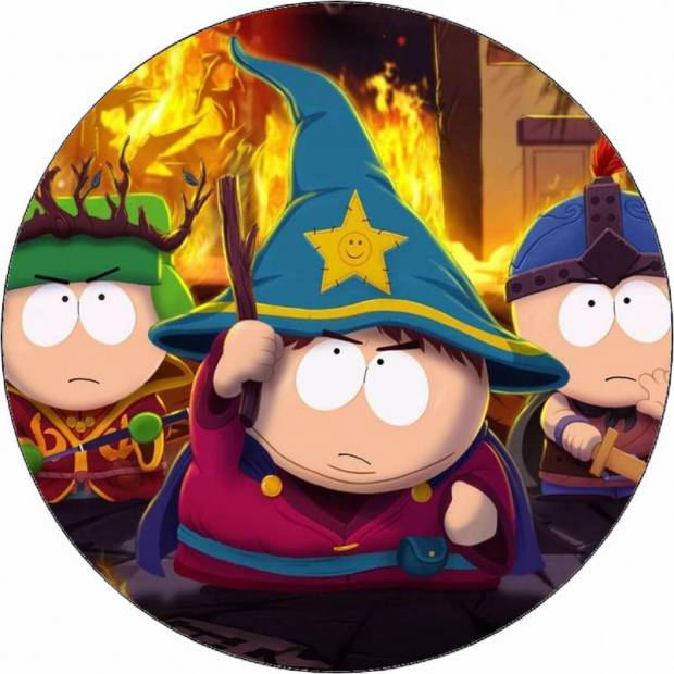 Essbares Papier South Park Halloween Town 19,5 cm