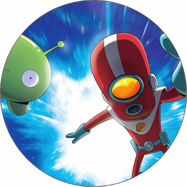 Essbares Papier Final Space Gary a Mooncake 19,5 cm