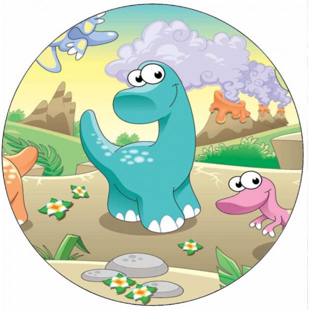 Essbares Papier niedlichen Dinosaurier 19,5 cm