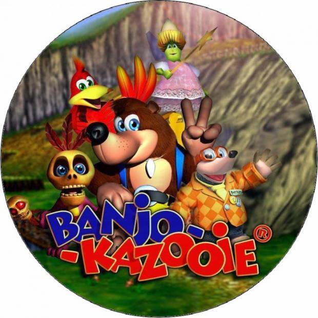 Banjoo kazooie essbares Papier 19,5 cm