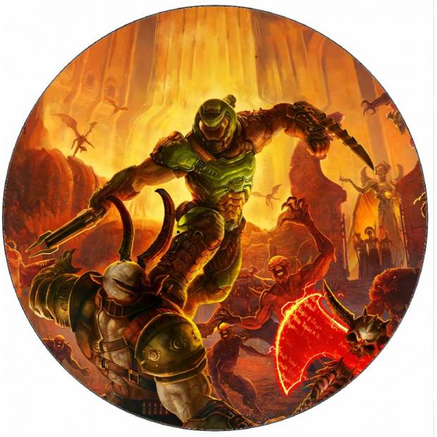 Essbares Papier Doom demon 19,5 cm