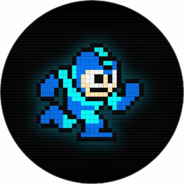 Essbares Papier Mega Man Pixel 19,5 cm